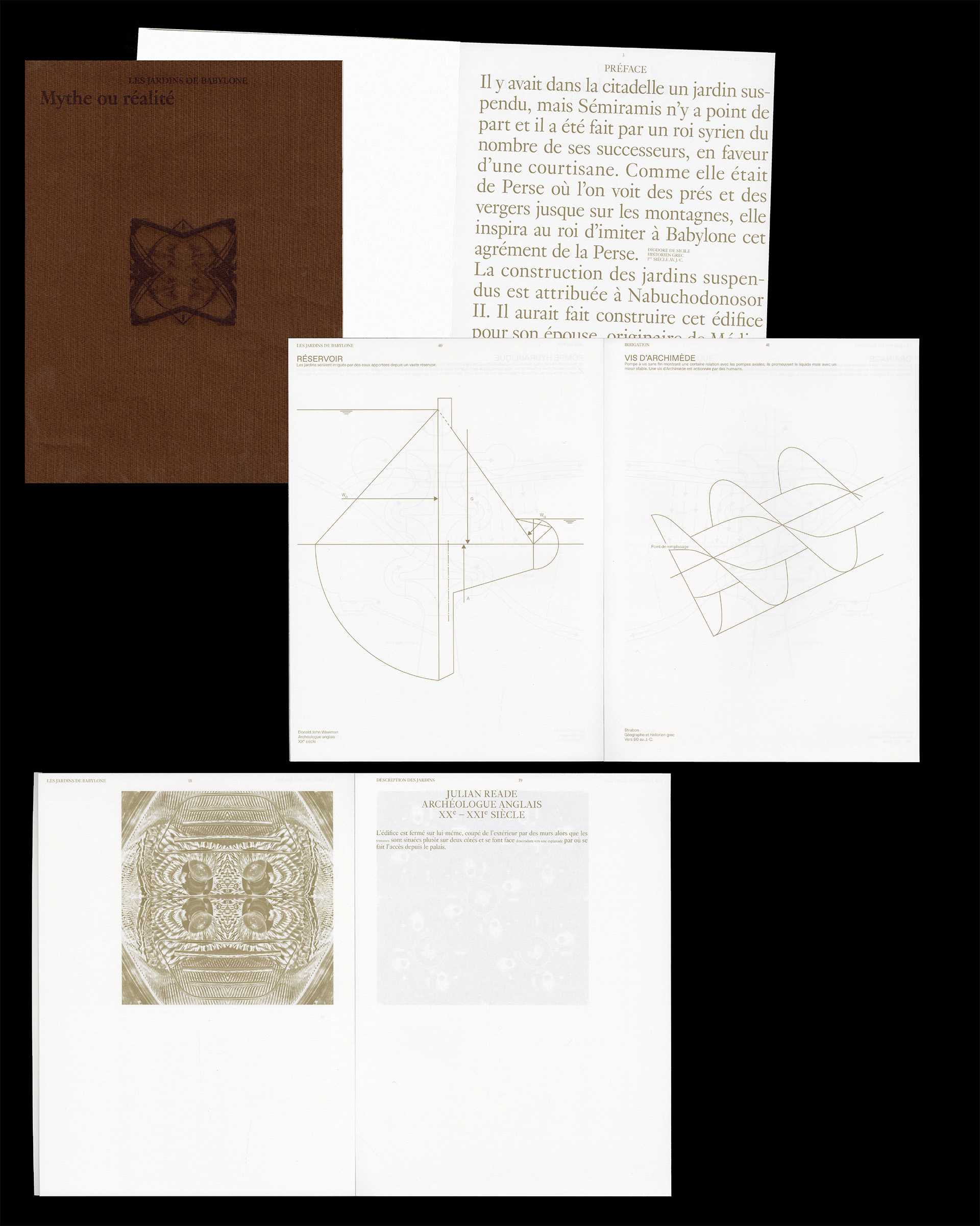 MYTHE OU RÉALITÉ, LES JARDINS DE BABYLONE | Editorial | 2023 | Winner of Junge Grafik 2023